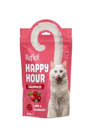 Buradabulabilirsin Reflex Happy Hour Sakinleşmeyi Destekleyici Kedi Ödül Maması 60 Gr Bbz