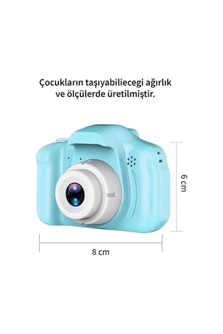 Vothoon LG-200 Mini Dijital Çocuk Fotoğraf Makinesi (İthalatçı Garantili)