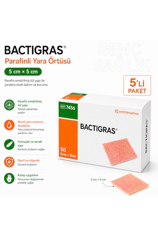 Bactıgras Yara Örtüsü 5 5cm 5 Paket