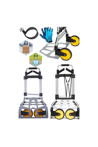 Deko Turkey Geniş Büyük Boy Koli Yük Malzeme Taşıma Araba 150kg