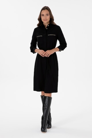 U.s. Polo Assn. Kadın Siyah Elbise Dokuma 50308568-vr046 Siyah
