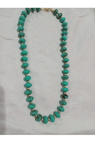 Turkuaz Rengi Şık Kolye Turkuaz