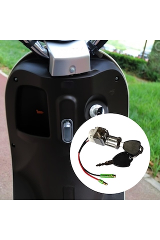 Homyl Akü Silindir Kilidi Motosiklet Aksesuarları Kontak Gosterildigi Gibi