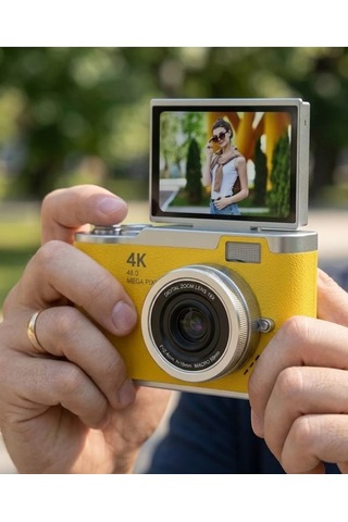Northcity 48 Mp Dijital Kamera - Flip Screen, 18x Zoom Ve Uzun Pil Ömrü İle Profesyonel Vlog Çekimi