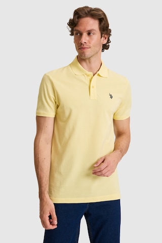 U.s. Polo Assn. Erkek Açık Sarı Tişört Basic 50322347-vr004 Acık Sarı