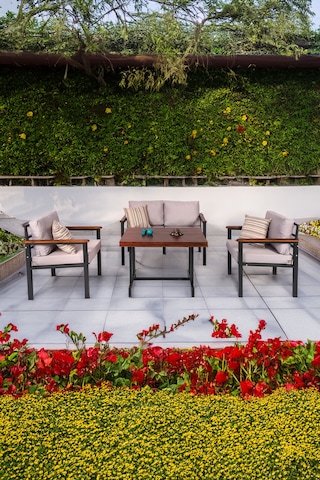Neokas Bahce Mobilyası, Modern Balkon Mobilyası, Kafe Oturma Takımı, Teras Koltugu, 1+1+2+m Gri