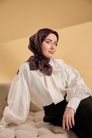 Silk Home Twill İpek Eşarp Zincir Siyah Çok Renkli 37217342