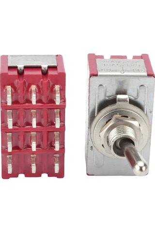 Ayt Ic-148d On Off Onø6mm Mts-403 12 Pin Toggle Switch Buton Aç Kapa 29x18,1 Mm Aç Kapa
