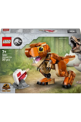 LEGO® Jurassic World Küçük Eatie: T. rex 76967 - 7 Yaş ve Üzeri Çocuklar için Dinozor İçeren Yaratıcı Oyuncak Yapım Seti (317 Parça)