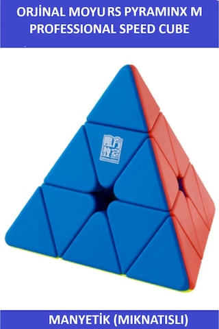 Moyu Rs Pyramınx Mıknatıslı Profesyonel Speed Cube-3x3 Zeka Küpü-sabır Küpü-wca Turnuva Küpü