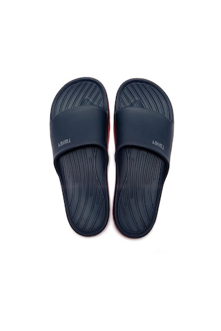 Twigy Demba Erkek Terlik Lacivert Kırmızı 40/45 DD0567 Kırmızı - Lacivert