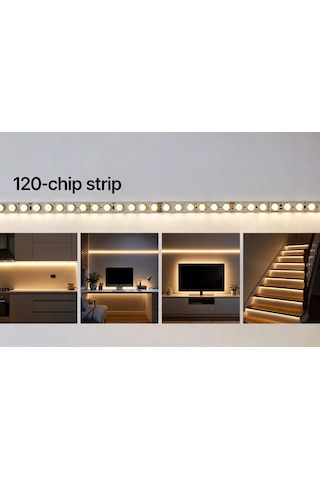 Cata Ct-4540g 120 Ledli Şerit Led Yeni İç Mekan Günışığı Işık Rengi 5 Metre