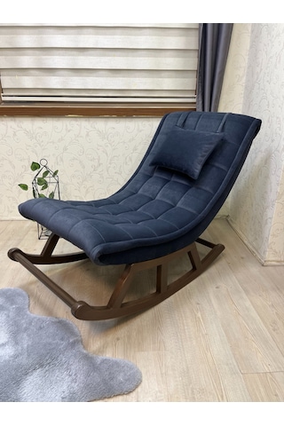 Asedia Asedia Miskin Ceviz Antrasit Sallanan Sandalye Dinlenme Koltuğu