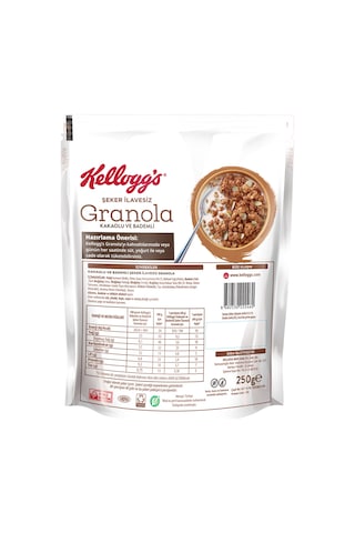 Kellogg's Şeker İlavesiz Granola Kakao ve Bademli 250 G