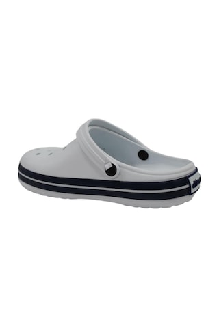 Akınalbella Akınal E195 Beyaz Lacivert Beyaz (36-45) Unisex Sabo Terlik