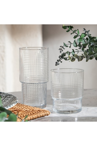 Mudo Home Stackable Bardak 400 Ml Şeffaf