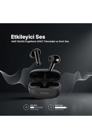 Ttec AirBeat 2KM161 Pro Gerçek Kablosuz TWS Bluetooth Kulaklık