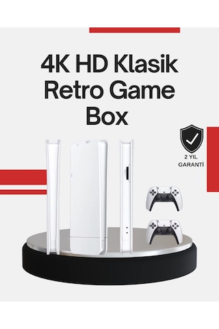 2 Kollu Kablosuz 4k Tv Uyumlu Klasik Oyun Konsolu Najmaddin