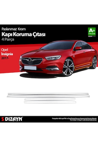 S-dizayn Opel İnsignia Krom Kapı Koruma Çıtası 4 Prç. 2017 Üzeri N11.254