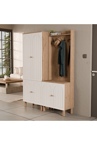 Set 5084-5072 Rapsody 6 Kapaklı Membran 9 Askılı Bohem Portmant