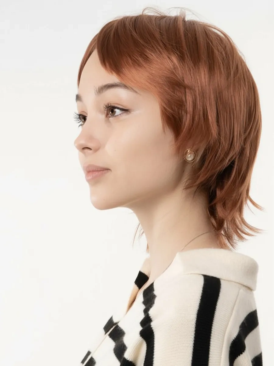 Riota Anime Cosplay Kahverengi Süslü Peruk 229543565 Kahverengi