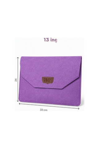 Newfull Doly Case 13 Inç Laptop / Notebook Kılıf Çantası Mor