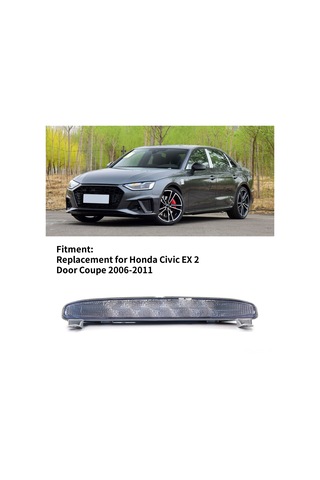 Youtek Honda Civic Ex Coupe 2006-2011 Abd Modeli İçin Led Arka Fren Lambası, Beyaz, Oe 34270svaa01, Abs Malzeme