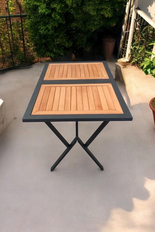 Pimango Çiğli Gürgen Ahşap Çok Amaçlı Çalışma Ve Yemek Masası Gürgen