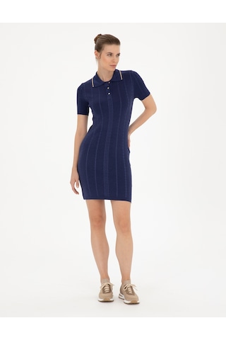 Pierre Cardin Kadın Lacivert Elbise Triko 50288683-vr033 Lacivert