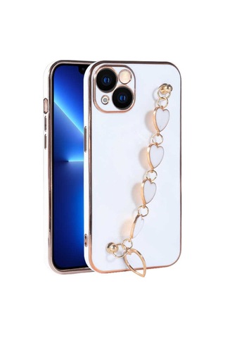 Apple Uyumlu iPhone 13 Kılıf Zore Kalbim Kapak
