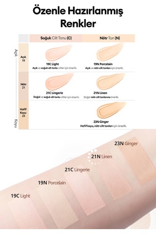 Mat Bitişli Clıo Kill Cover Founwear Cushion The Original + Refill 21n Linen Spf50+ Pa+++ 05983442