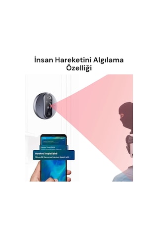 Pd-20 Akıllı Görüntülü Kapı Zili 1080p, 4.3 Ekran