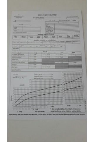 Bebek ve Çocuk İzlem Formu