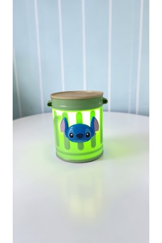 Stitch Hem Gece Lambası Hem Kalemlik Hediyelik Ürün Boyut:20 Cm Çok Renkli