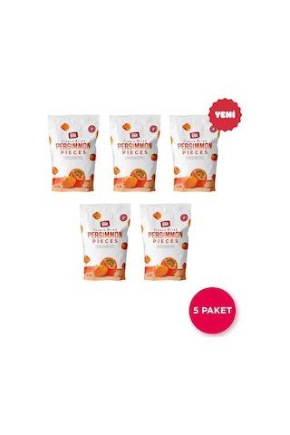 Cennet Hurması Kuru Meyve Cipsi 30 G X 5 Adet Dondurularak Kurutulmuş Meyve 30 G