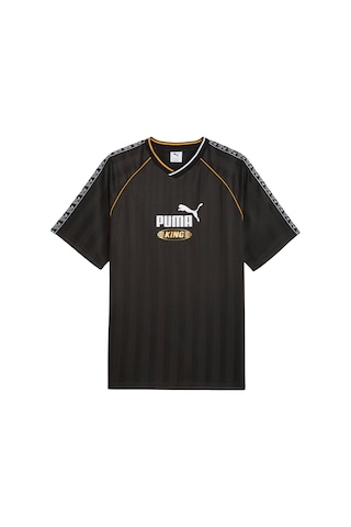 632563-01 Puma Kıng Relaxed Football Jersey T-shirt Siyah 632563-01 SIYAH