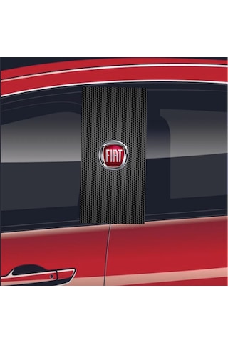 Araç Kapı Direği Kaplama Folyosu Uv Baskılı 2'li Set-50x24 Fiat