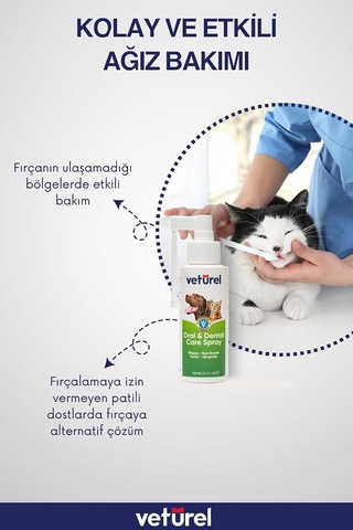 Tr Kedi Göz Damlası Köpek Ağız Kokusu Kedi Dis Macunu Ağız Diş Bakım Spreyi - Göz Bakım Solüsyonu Set