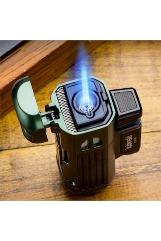 Lubinski Tek Torch Puro Çakmağı Delici+iğneli Gunmetal Lb-114