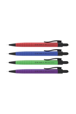 Uçlu Kalem Tri-click Vers. Rubberized, 0.7, Asorti Genel