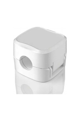 Willowhaven Türkçe Ofis Masaüstü Kablo Organizatörü - 12 Adet Beyaz Manyetik Kabloluk Toplayıcı