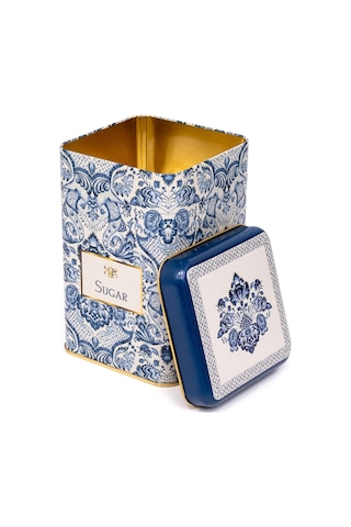 Azulejos Sugar Desenli Kare Kutu, 10.5 X 10.5 X 16 Cm, 1,7 Lt