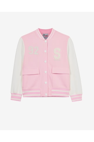 Skechers G Bomber Jacket Büyük Kız Çocuk Pembe Ceket Sk2620137-0098