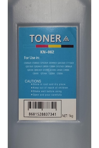 Melsan Hp Uyumlu Üniversal Toner Tozu Siyah 1 Kg 1000gr Uyumlu