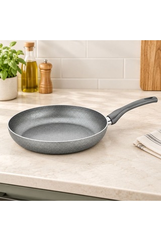 Granit Tava 22 Cm Tek Saplı Çok Renkli