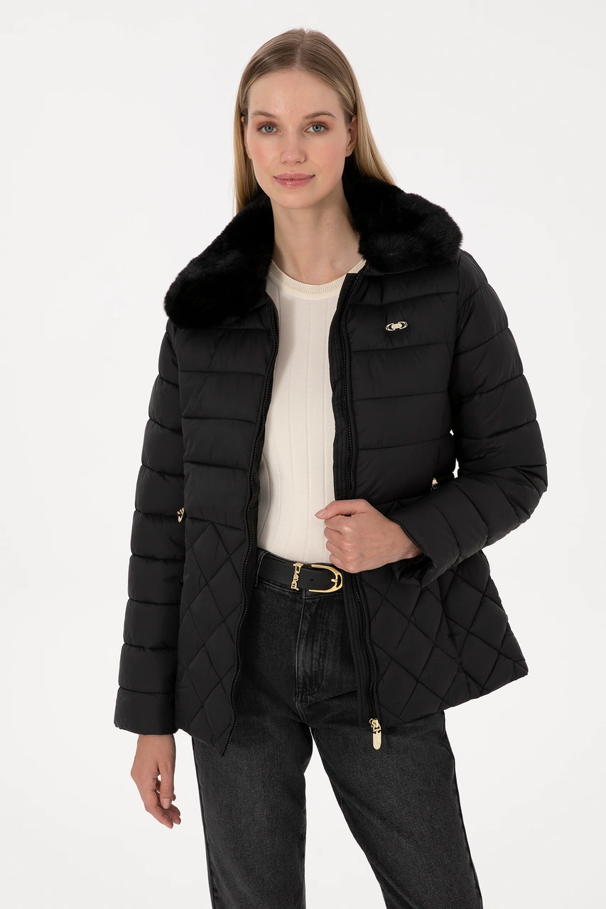 U.s. Polo Assn. Kadın Siyah Mont 50308797-vr046 Siyah