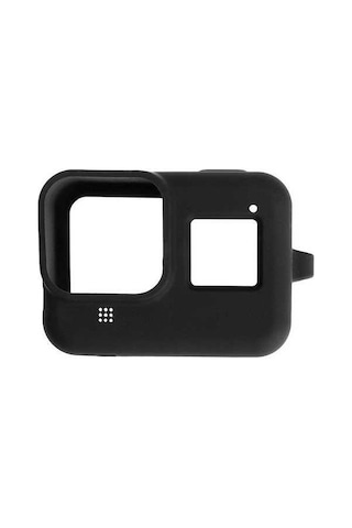 Pazly Gopro Hero 8 Uyumlu Dayanıklı Silikon Kılıf Ve Askılı Koruma Kabı