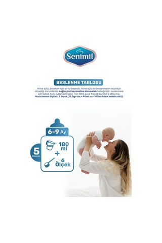 Senımıl 2 Bebek Sütü 800 G 10 Adet