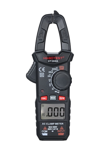 Springsun Habotest Ac Kelepçeli Otomatik Multimetre Taşınabilir, Ac/dc Ölçüm, Direnç, Kapasitans