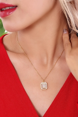 Bhs Life Zirkon Baget Taşlı Kolye